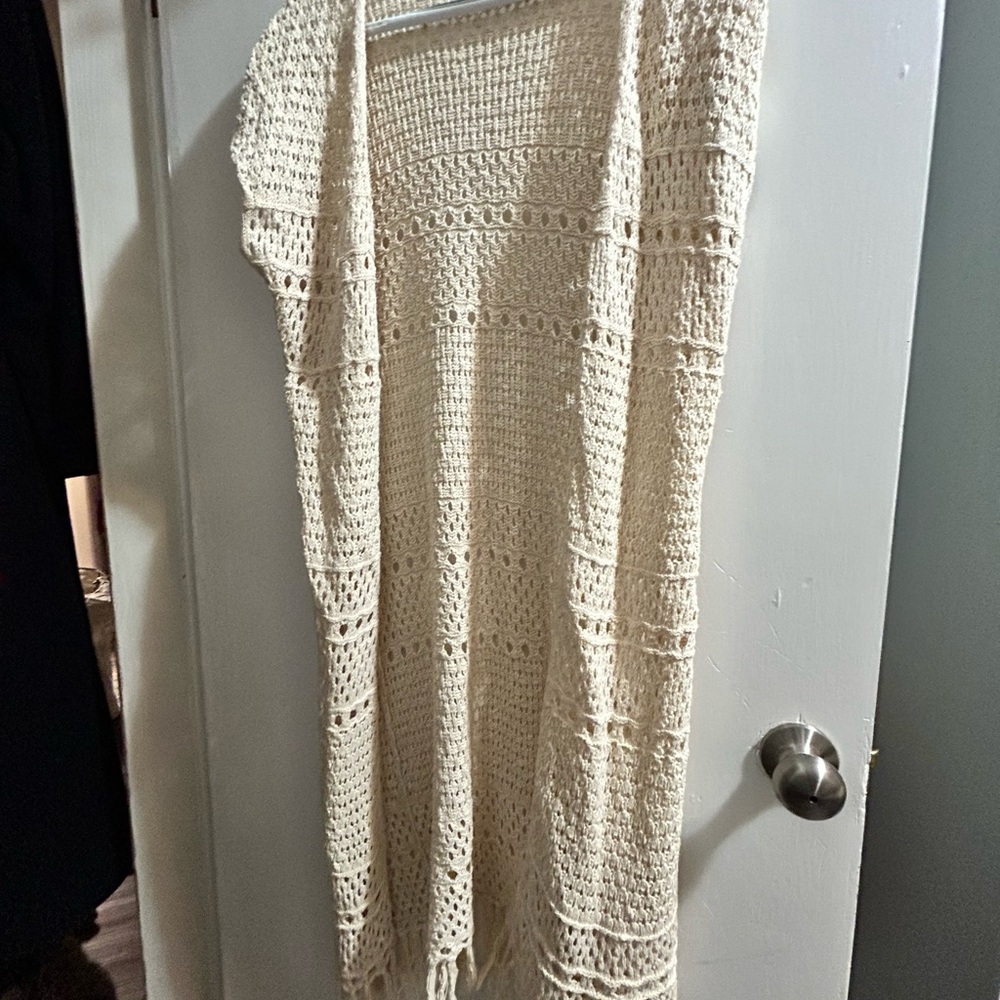 Ricki's Cream Knit Poncho